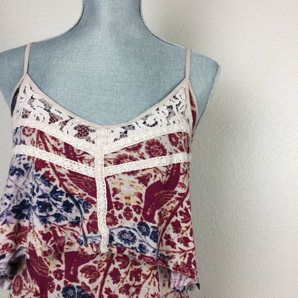 🌻UO ECOTÉ ruffle flutter dress - Picture 2 of 7
