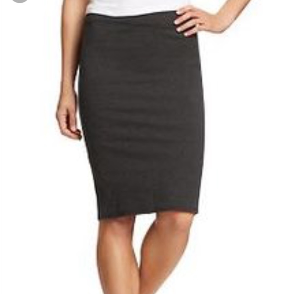 Grey Pencil Skirt