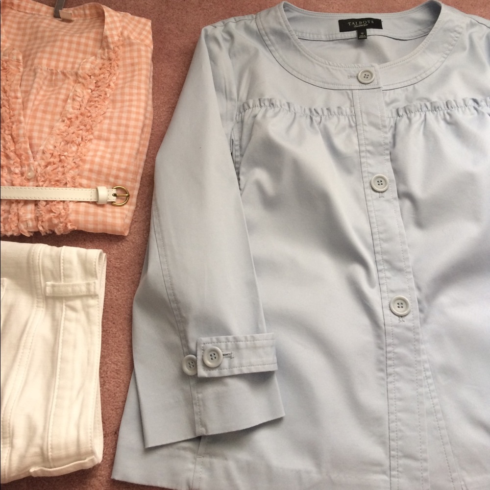 Talbots light blue jacket