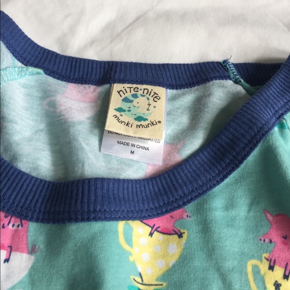 munki munki Intimates & Sleepwear - NWOT adorable teacup pig pajama set size M munki munki Intimates & Sleepwear - NWOT adorable teacup pig pajama set size M