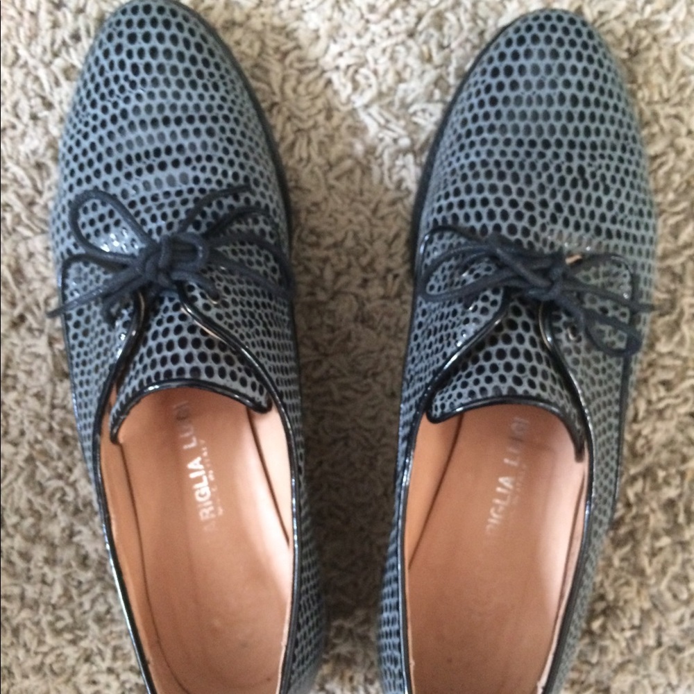 Leather oxfords