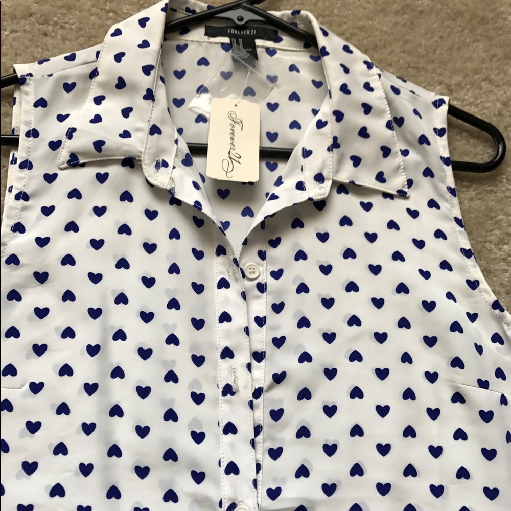 Spring royal /Cream shirt length dress