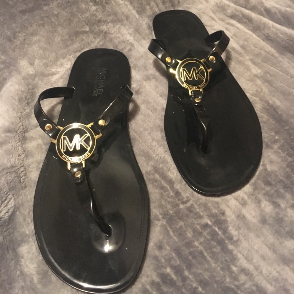 Size 10 Michael Kors Black Sandals