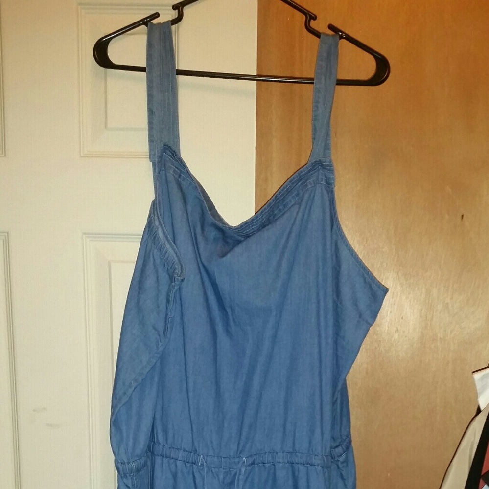 Denim overalls!
