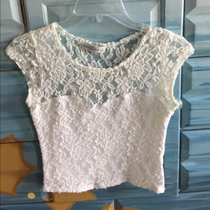 Abercrombie and Fitch Lace Crop Top