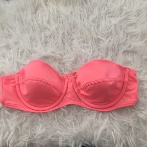NEW Urban Outfitters Bikini Top Bandeau Pink L