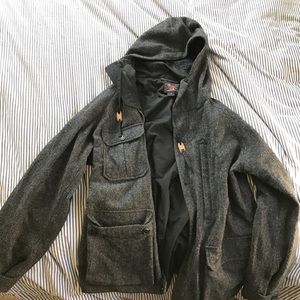 Woolrich gray field jacket - Medium