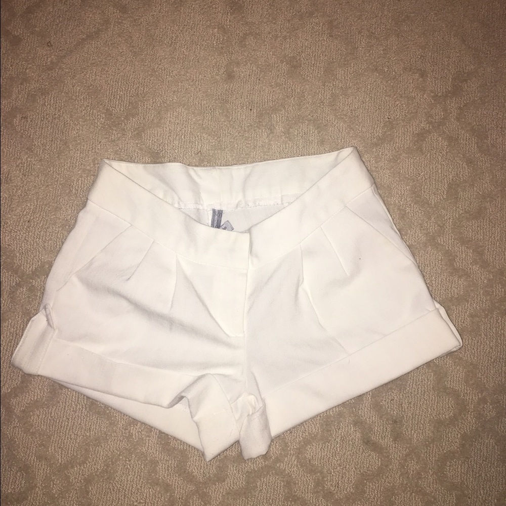 White shorts