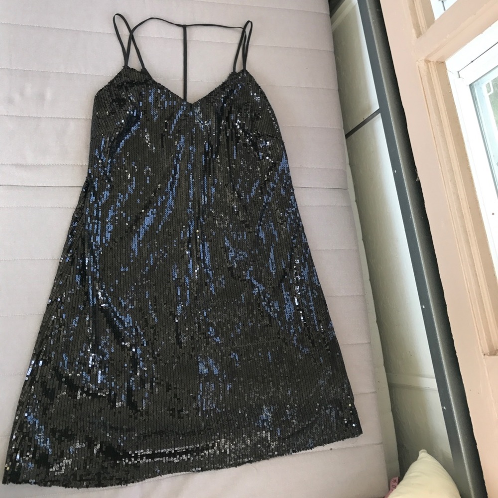 Strappy sequin dress
