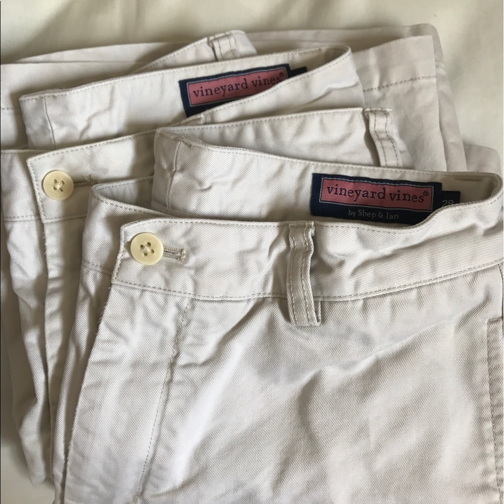 Mens 28 Vineyard Vines khaki 9' Club shorts
