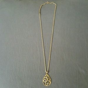 Real Gold Butterfly Pendant Necklace