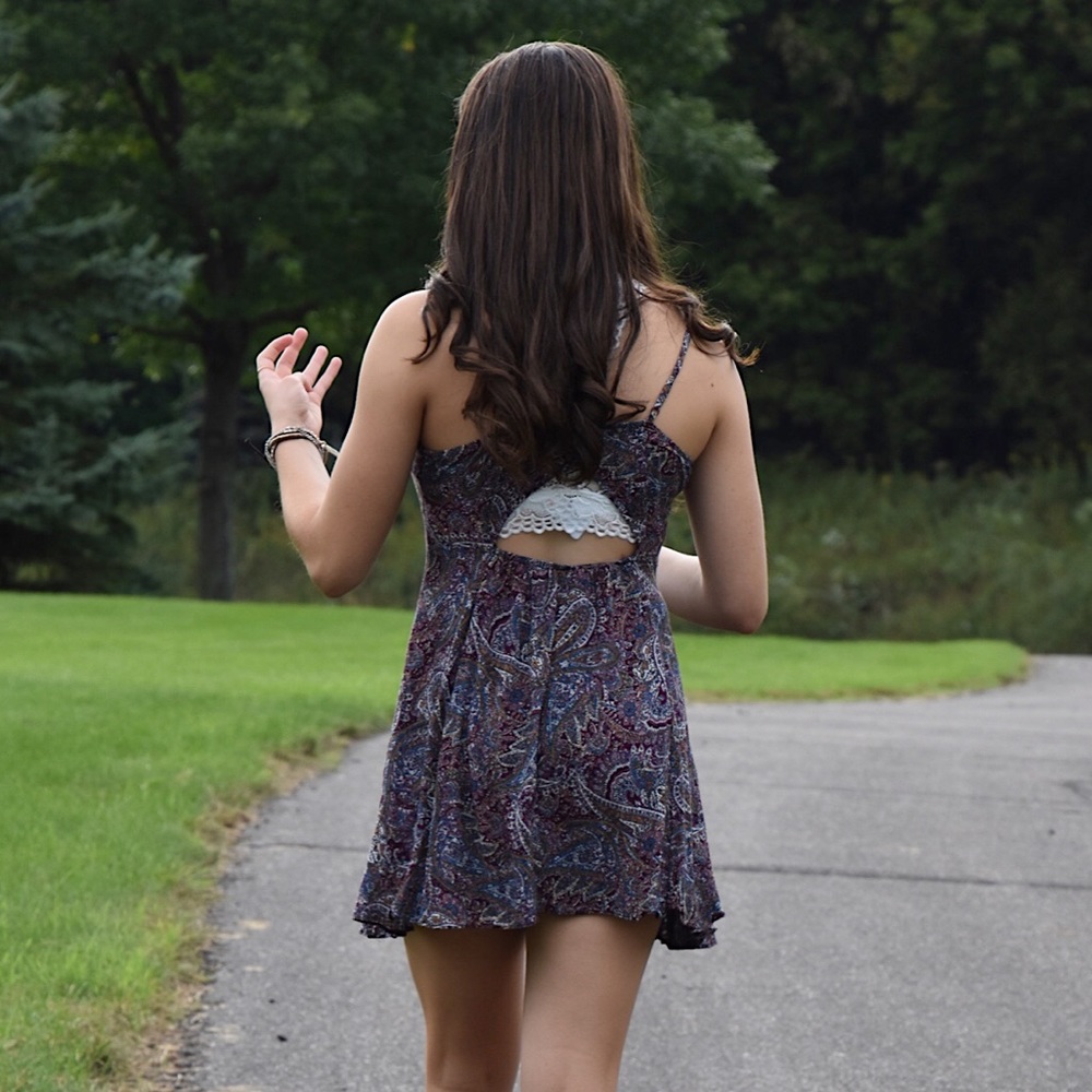 AE Printed Dress - Picture 1 of 8