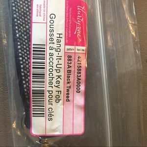 Hang-It-Up Key Fob Black Tweed