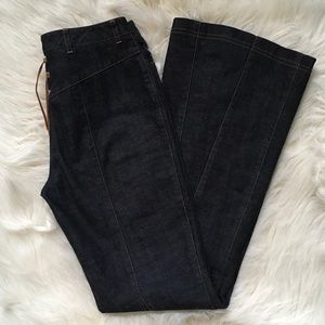 ESCADA Black Dress Flare Jeans. Size 34 Euro  EUC