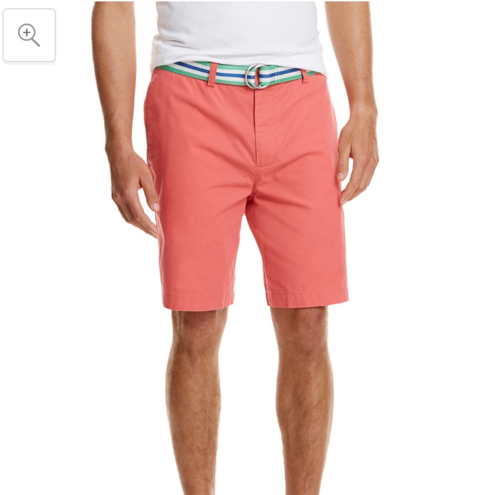 Mens 28 Vineyard Vines pink&salmon 9' Club shorts