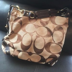 Coach Large signature handbag