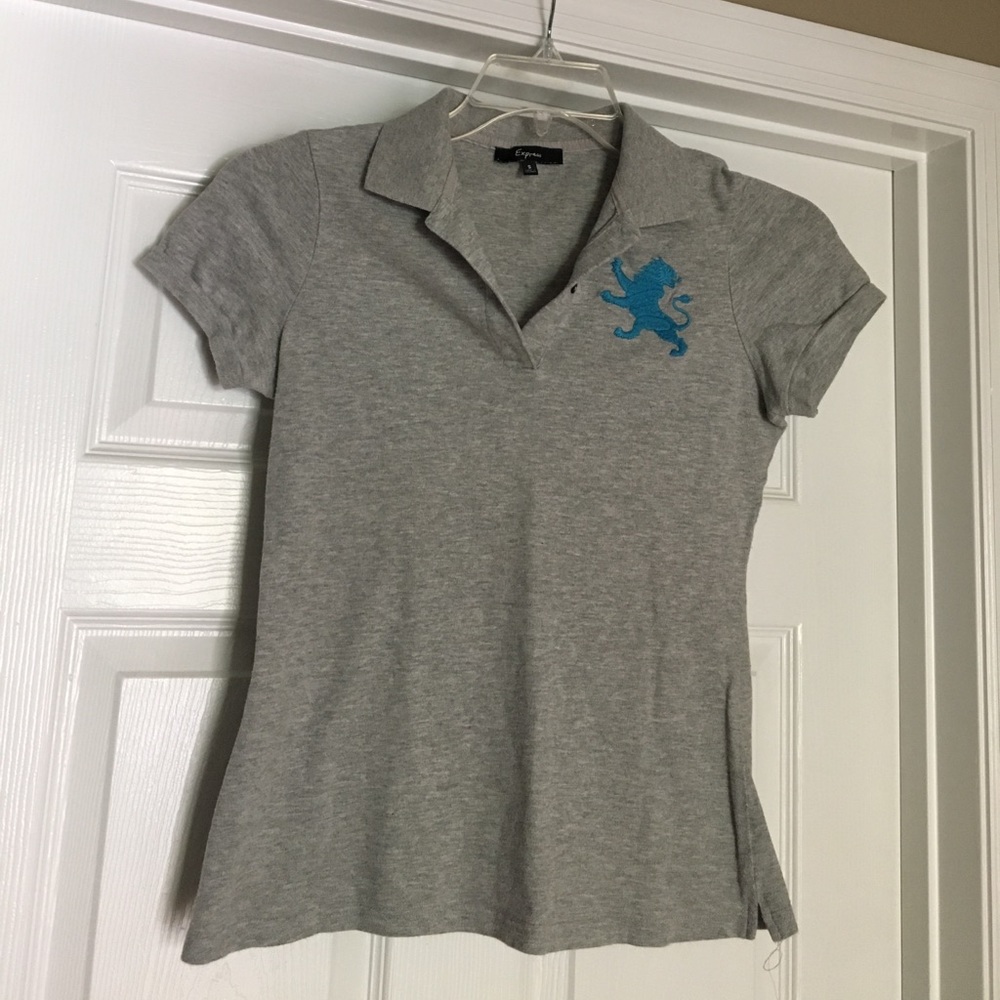 NWOT! Grey Express Collared Shirt 🎀 Make Offer!