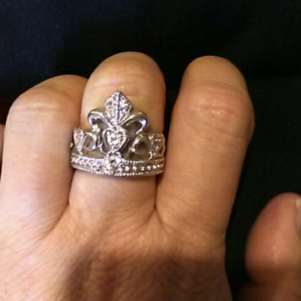 Silver crown ring - Picture 5 of 5