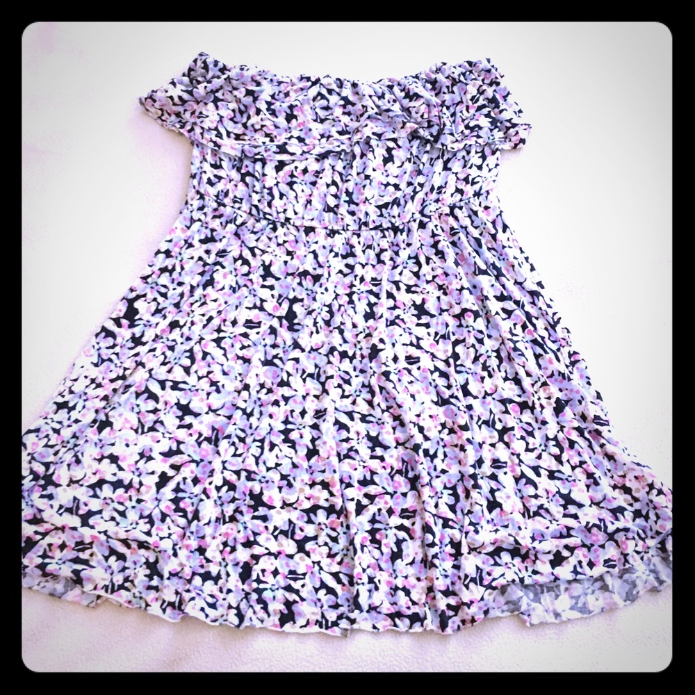 Adorable Strapless Cotton Sundress