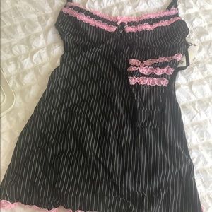 NWT PINK and BLACK Lingerie set