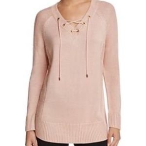 NWT Calvin Klein Lace Up Sweater