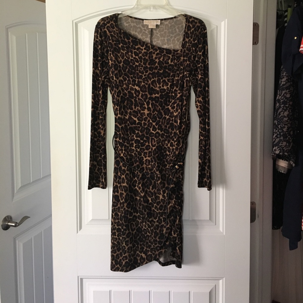 Michael Kors Leopard Print Dress