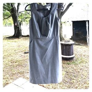 Gray Ann Taylor Loft Shift Dress size 0