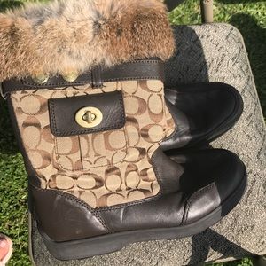 Authentic Coach Winter Boots