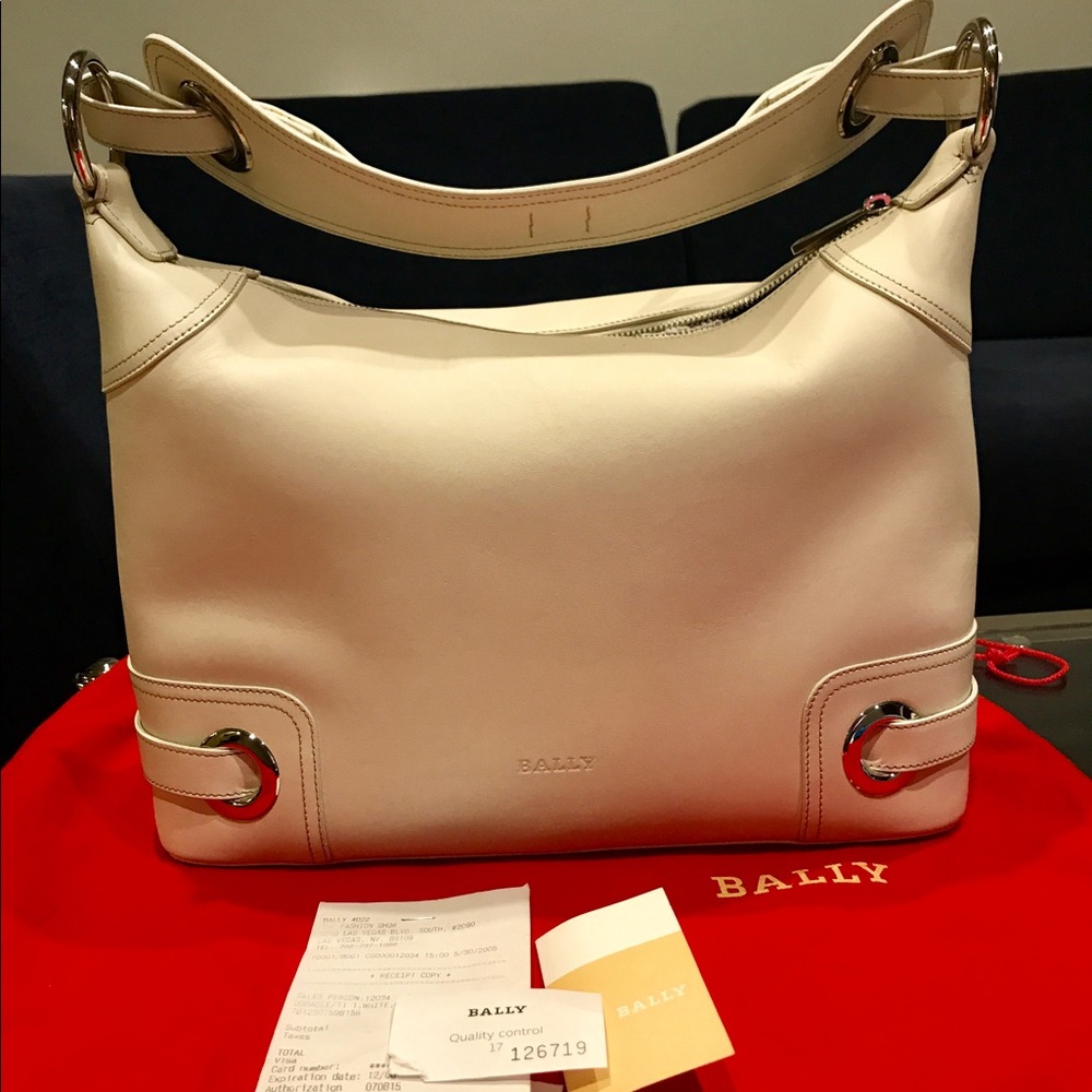 Bally Calf Leather Shoulder Bag
