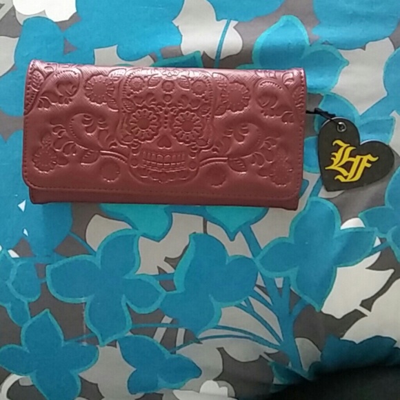 ONE DAY SALE!BNWT Loungefly day of the dead wallet - Picture 1 of 4
