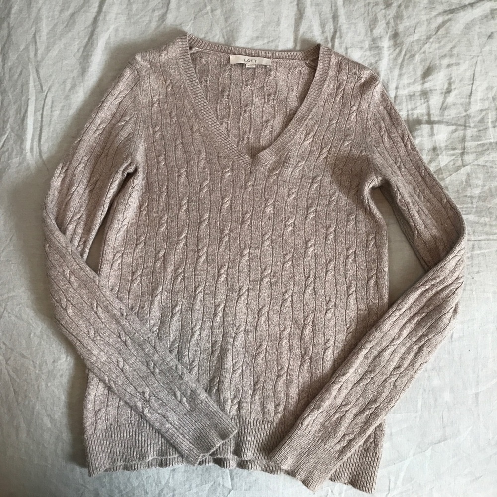 Soft natural brown sweater
