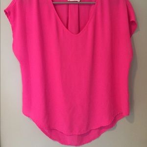 Bright pink Lush blouse