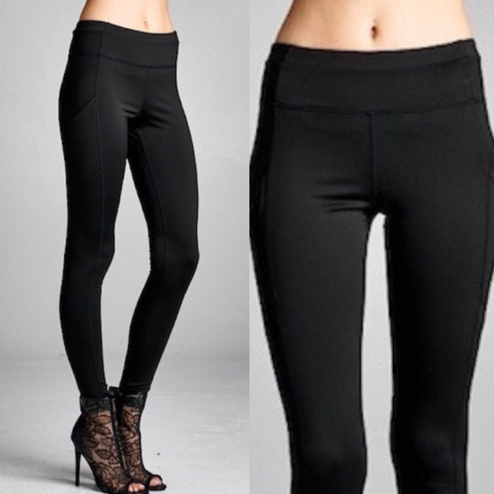 ❌SOLD OUT❌ Yoga Pants with Pockets Not See Through - Picture 5 of 8