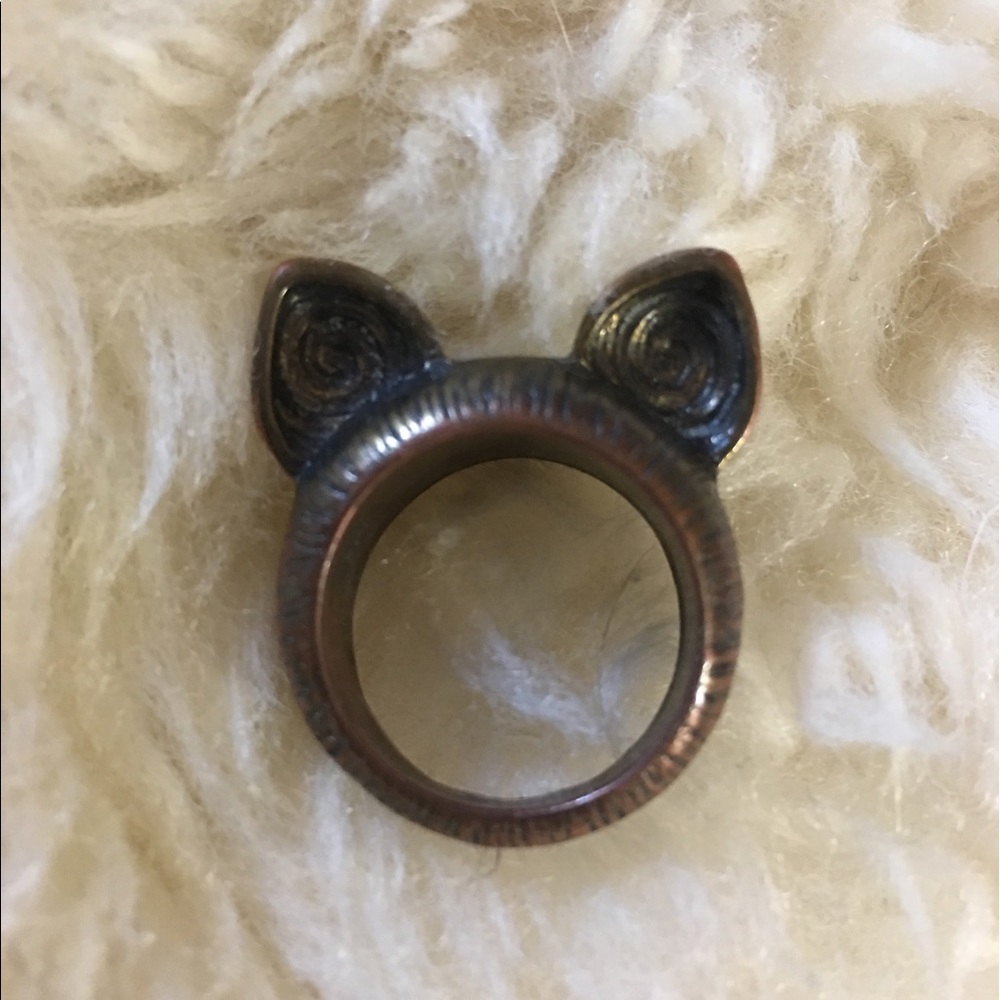 Cat ear ring size 8