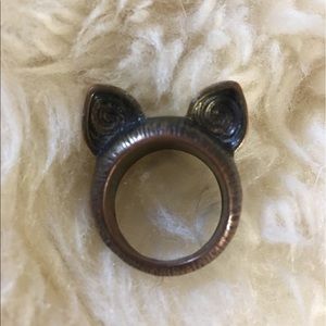Cat ear ring size 8