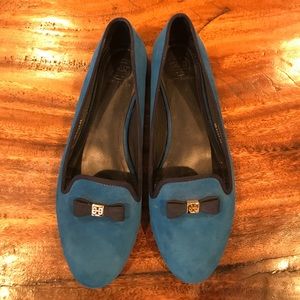 Tory Burch Blue Ballet flats