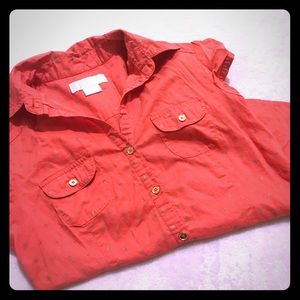 SALE❣️-Michael Kors Ladies Button Up Cotton Blouse