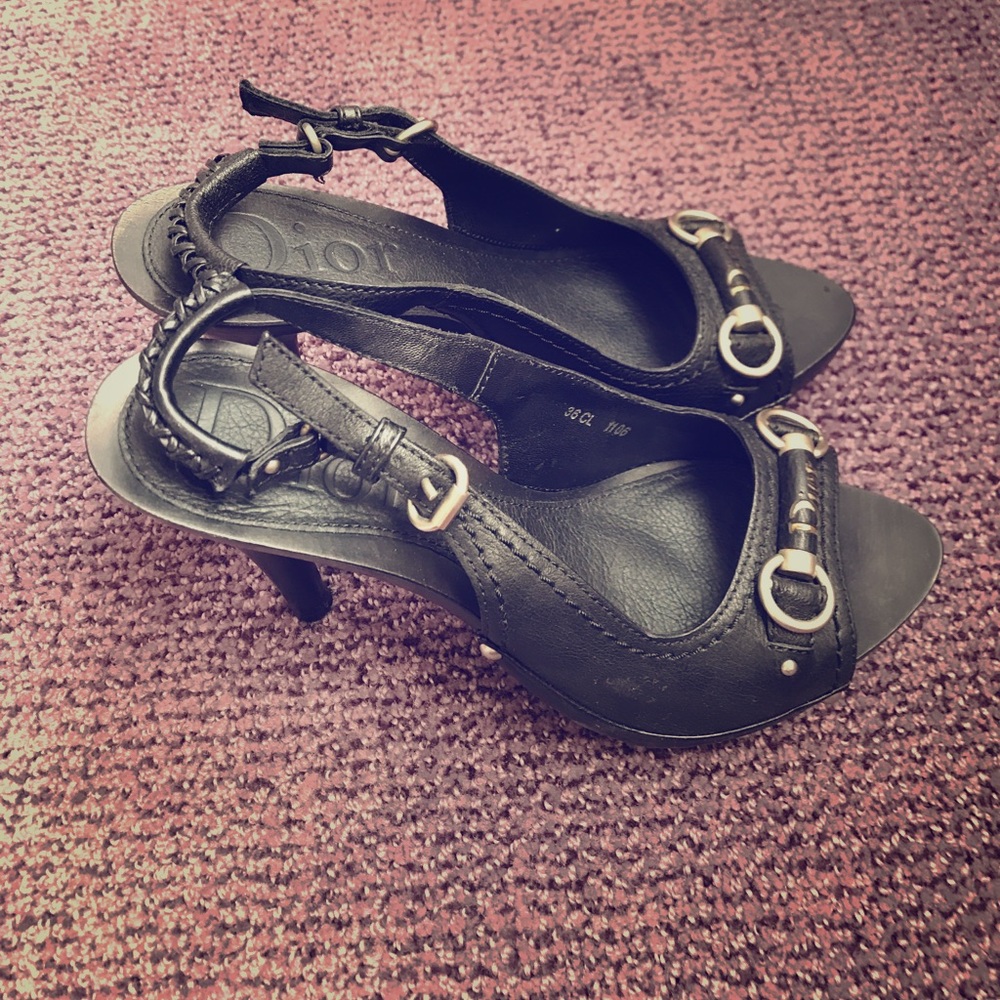 Authentic Christian Dior Sandal Heels Size 6