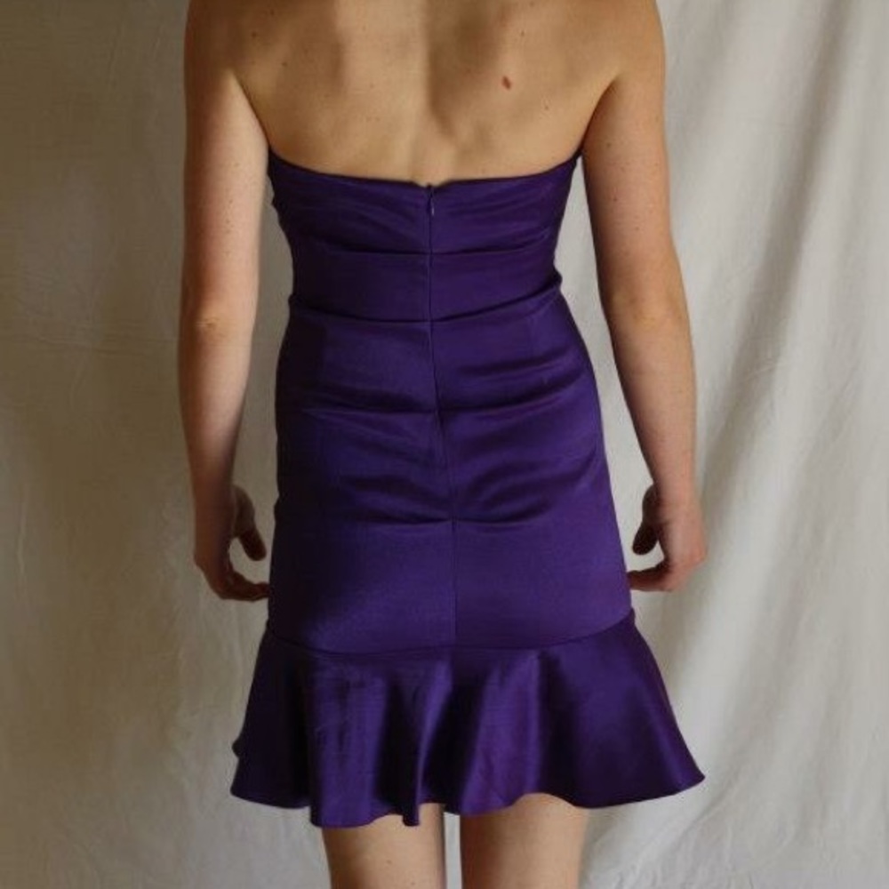 Purple Short Prom Dress
