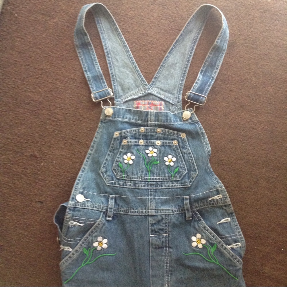 Denim overalls