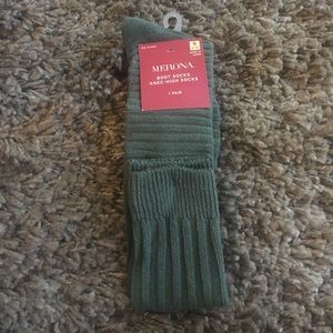 Olive green knee high socks