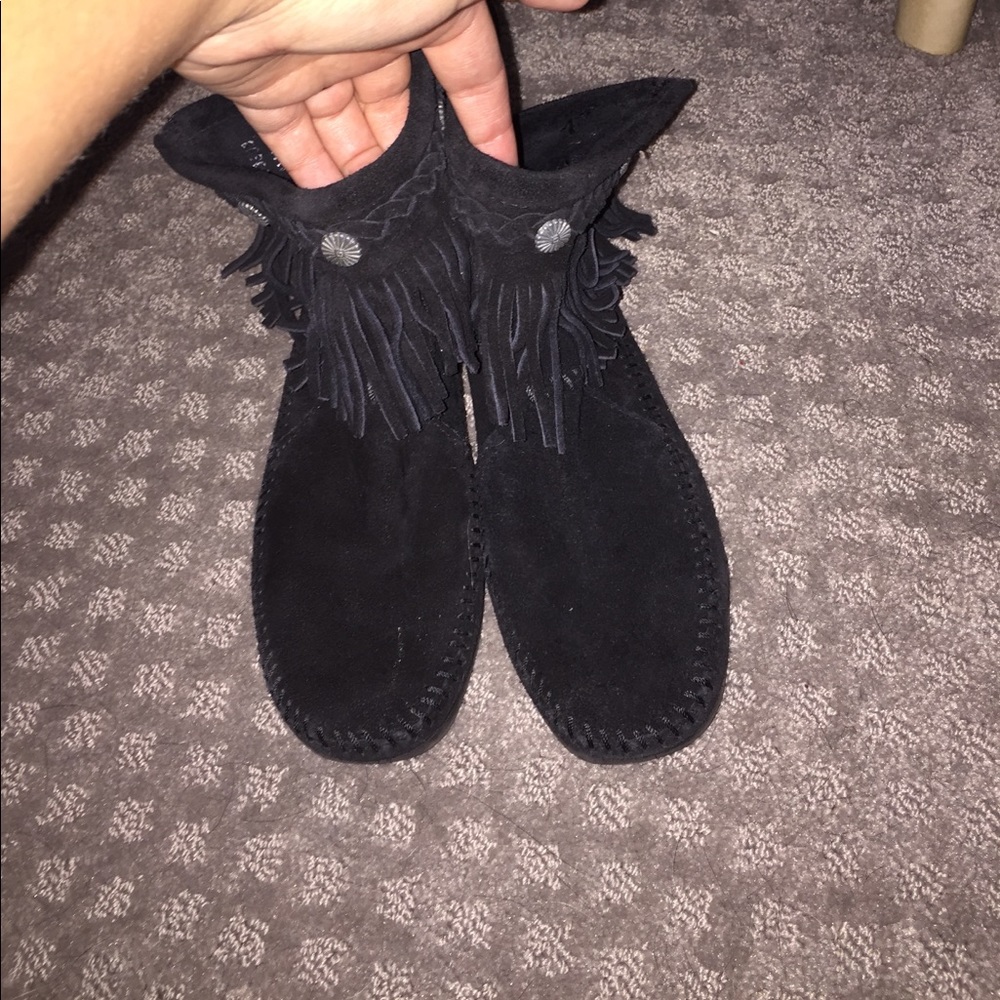 Minnetonka Suade Booties