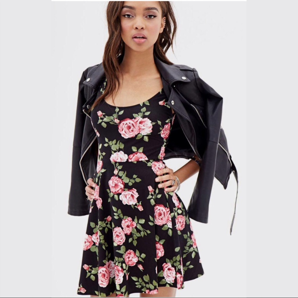 Forever21 floral skater dress