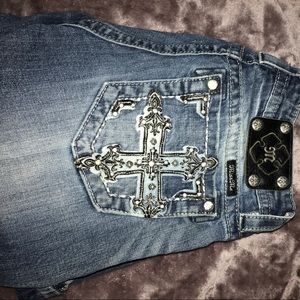 Miss Me Signature-Rise Boot Cut Jeans