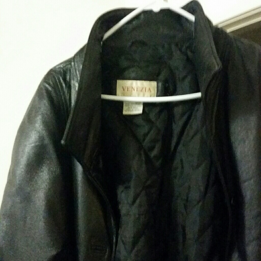 Lane Bryant 100% Genuine Leather Coat