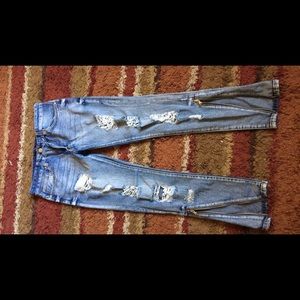 Forever 21 Distressed/Ripped Skinny Jeans