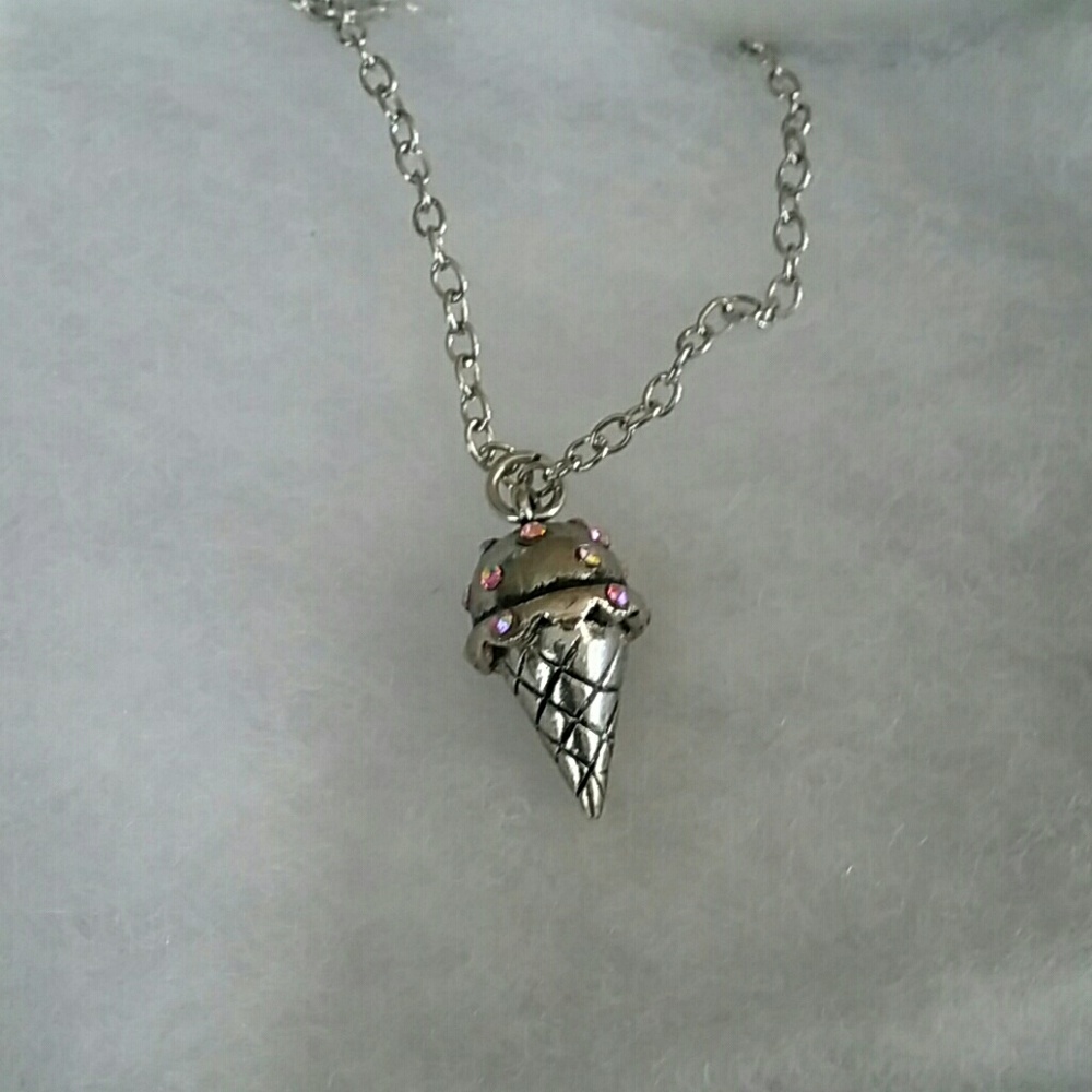 Ice Cream Cone Necklace