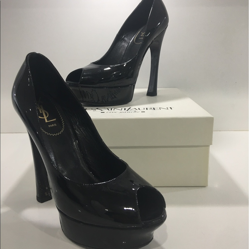 YSL Palais 105 opentoe pump