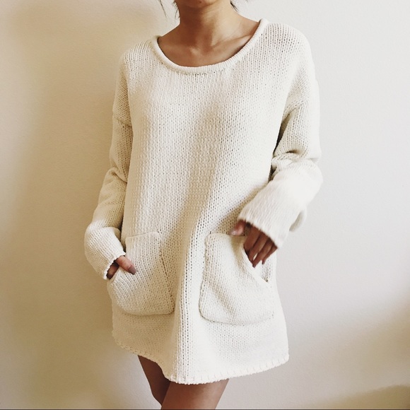 thick knit sweater dress