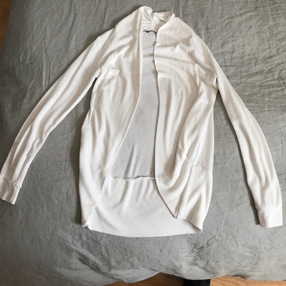 White long sleeve sweater